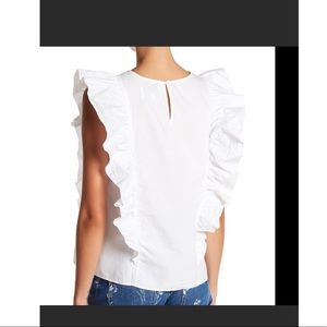 He sleeveless ruffle by Current Elliott